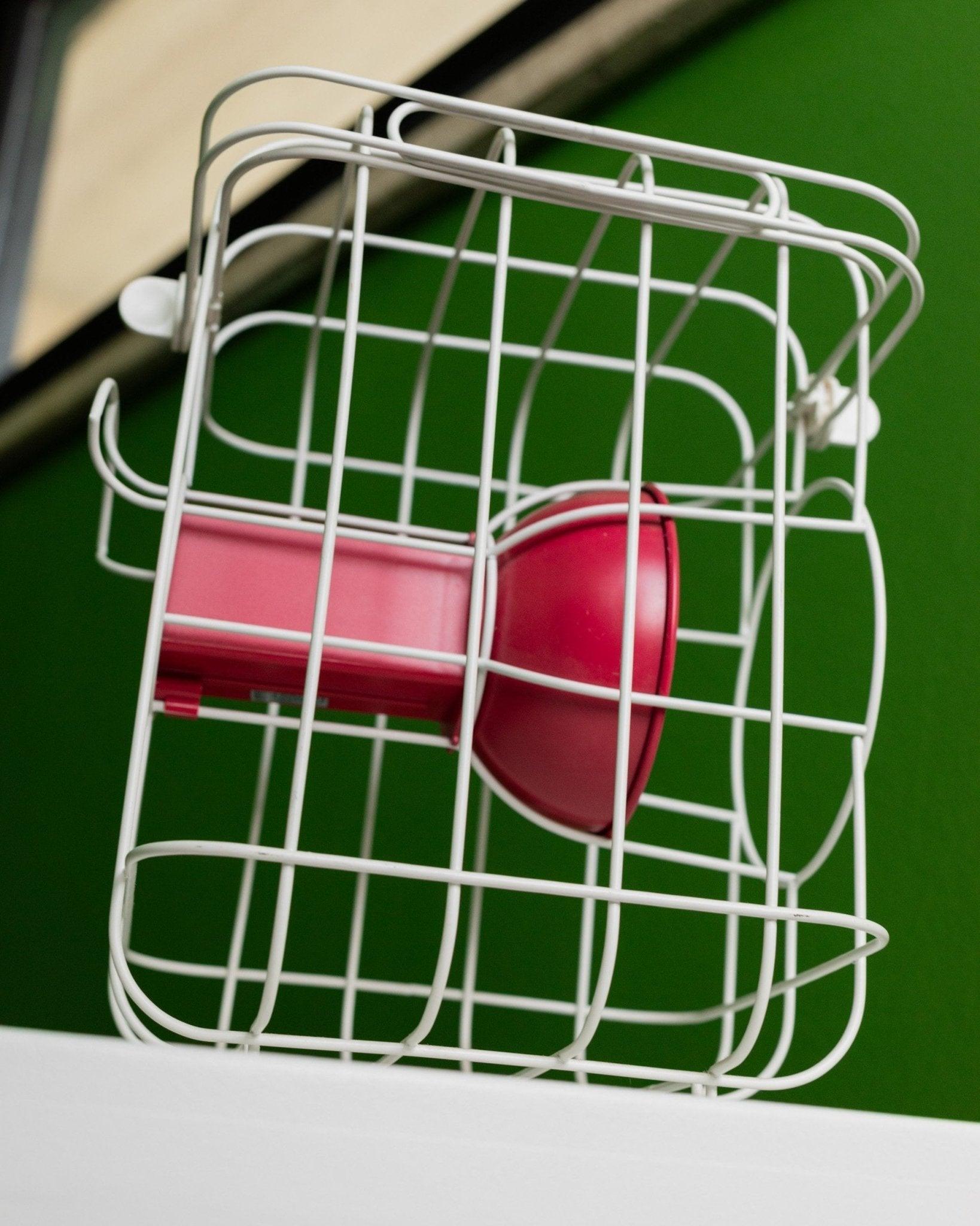 Vintage IKEA PS 2017 Schnurlose Lampe von Matali Crasset, Weiß Rot Stahl, 2000er Jahre (21. Jahrhundert und zeitgenössisch) im Angebot