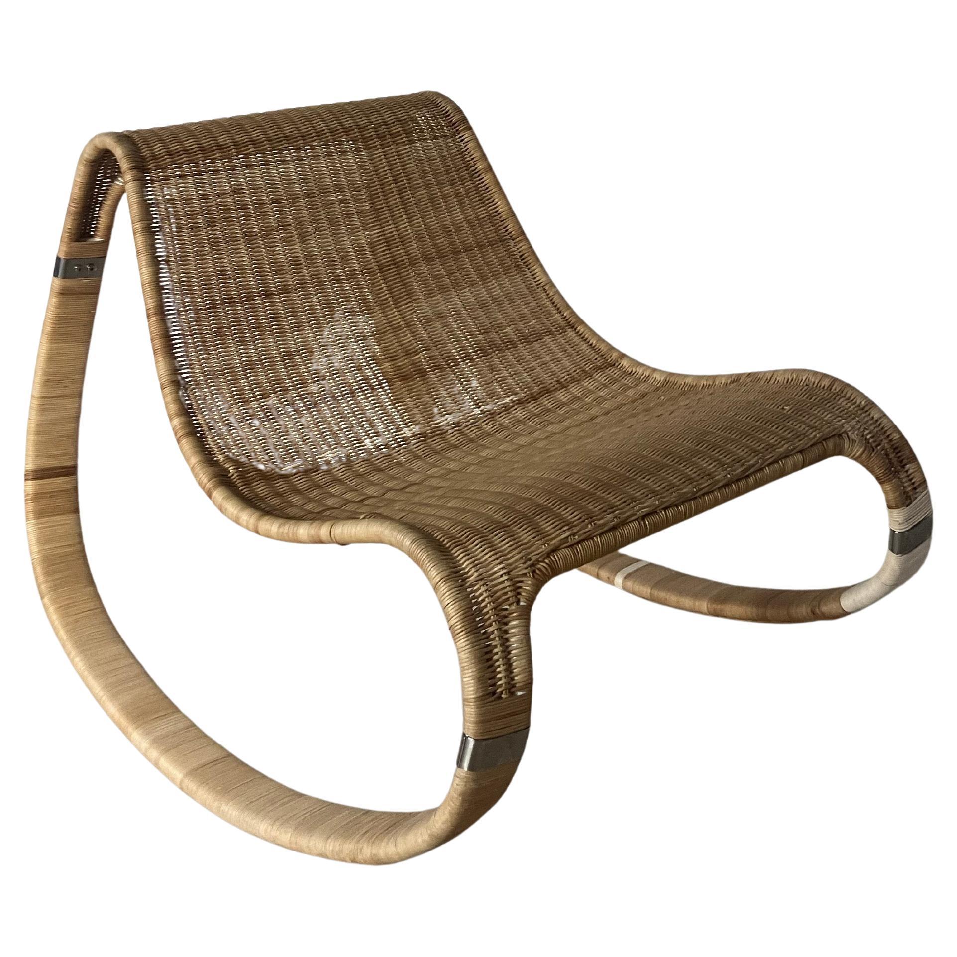 Scandinavian Modern Vintage IKEA rocking chair by James Irvine.