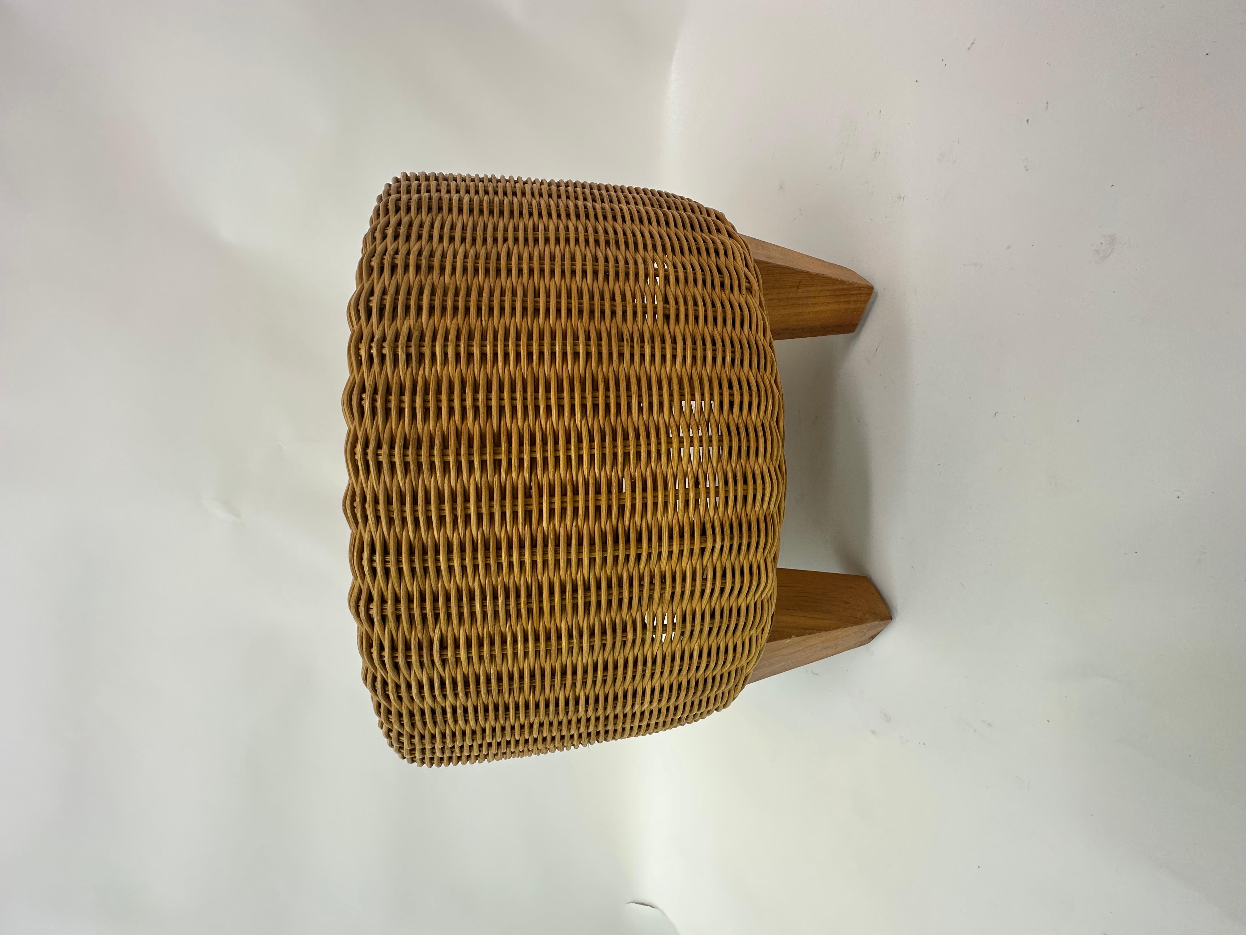 ikea wicker footstool