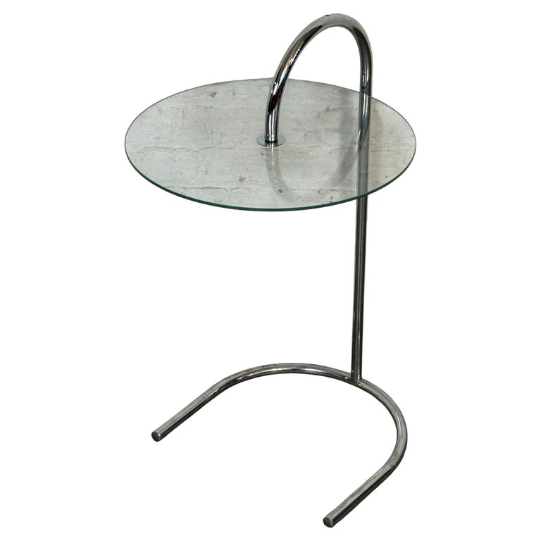 Vintage IKEA Ry Chrom and Glas Beistelltisch Entworfen von Tord Björklund, ca. 1980er Jahre im Angebot bei 1stDibs Deutschland