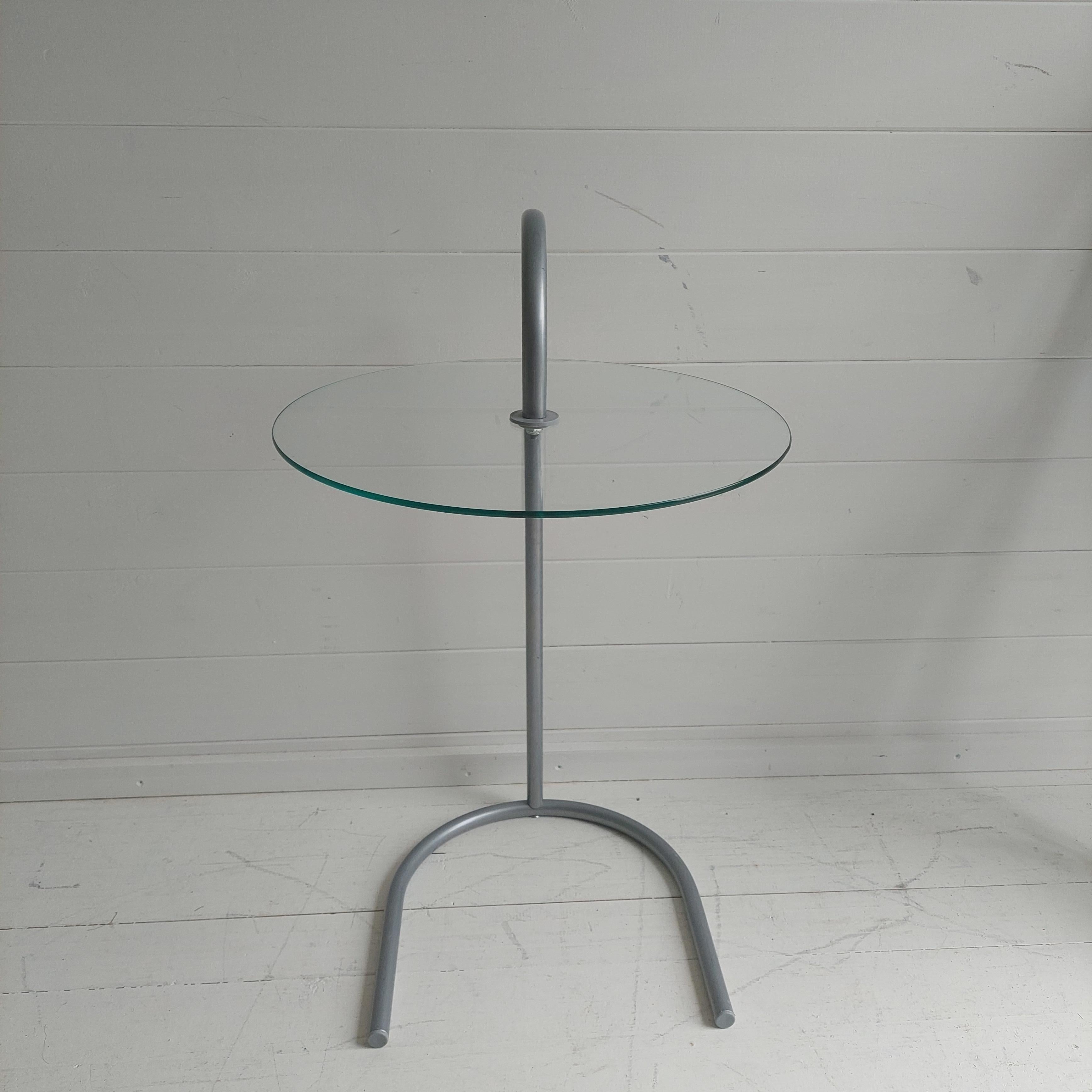 Vintage Ikea Ry Coffee Side Table Glass Aluminium Light Weight Postmodern, 1980s In Good Condition In Leamington Spa, GB