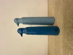 Vintage Ikea set of 2 ceramic Penguin sculptures by Katarina Brieditis