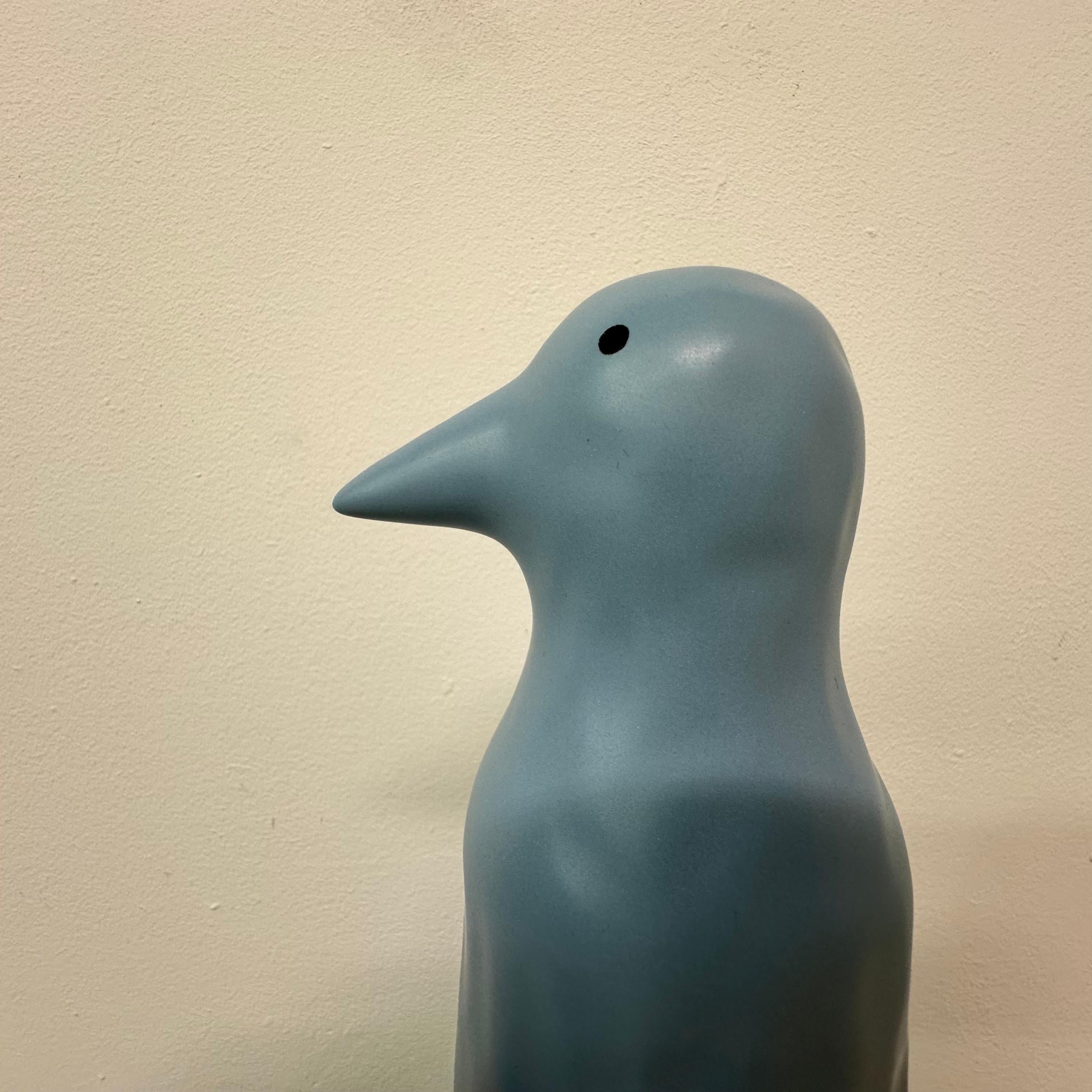 Ceramic Vintage Ikea set of 2 ceramic Penguin sculptures by Katarina Brieditis