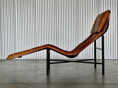 Vintage IKEA Skye Chaise Lounge - Cognac Buffalo Leather - Tord Björklund 1980s