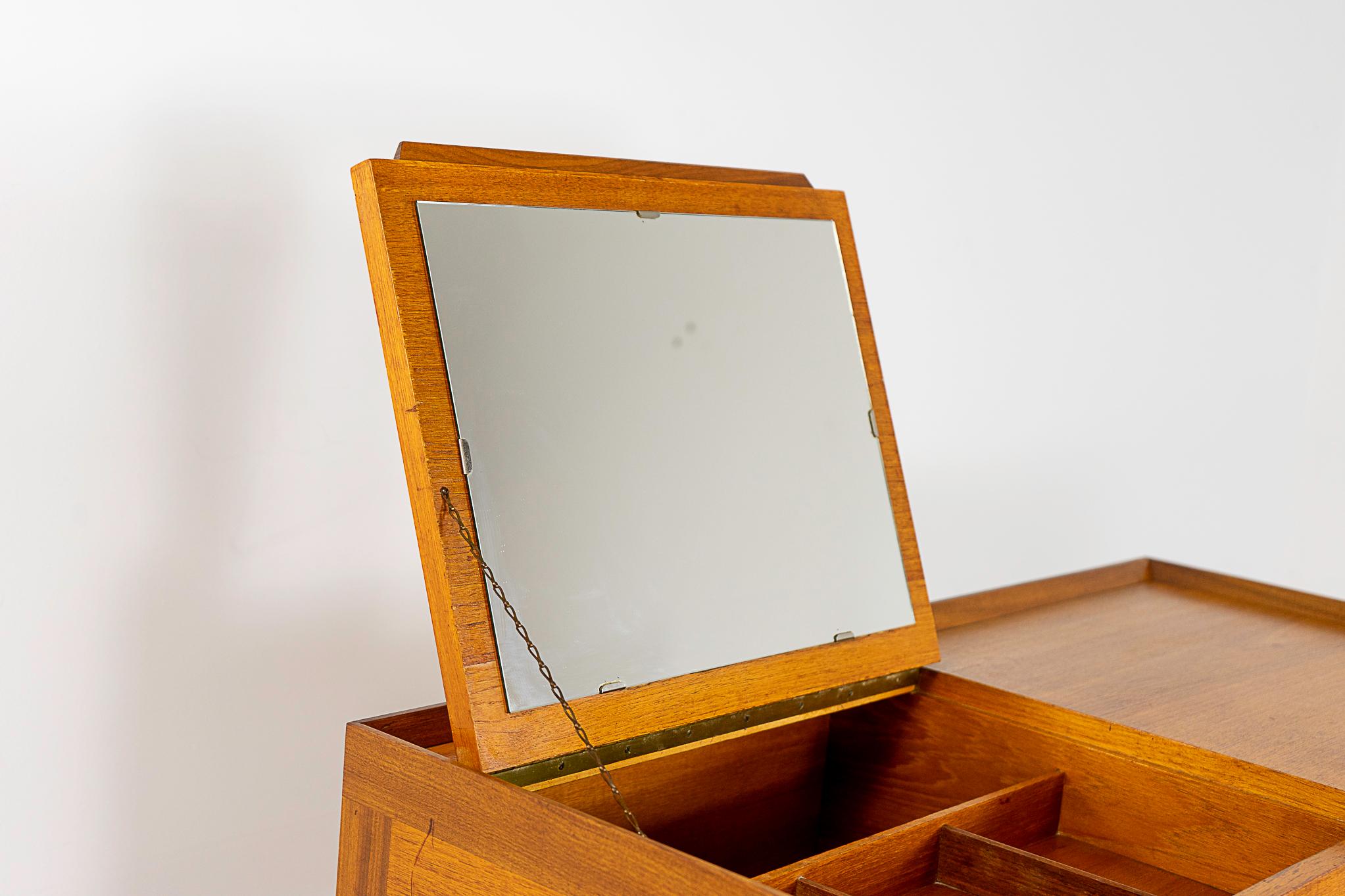 Swedish Vintage IKEA Teak Vanity by Arne Wahl Iversen For Sale