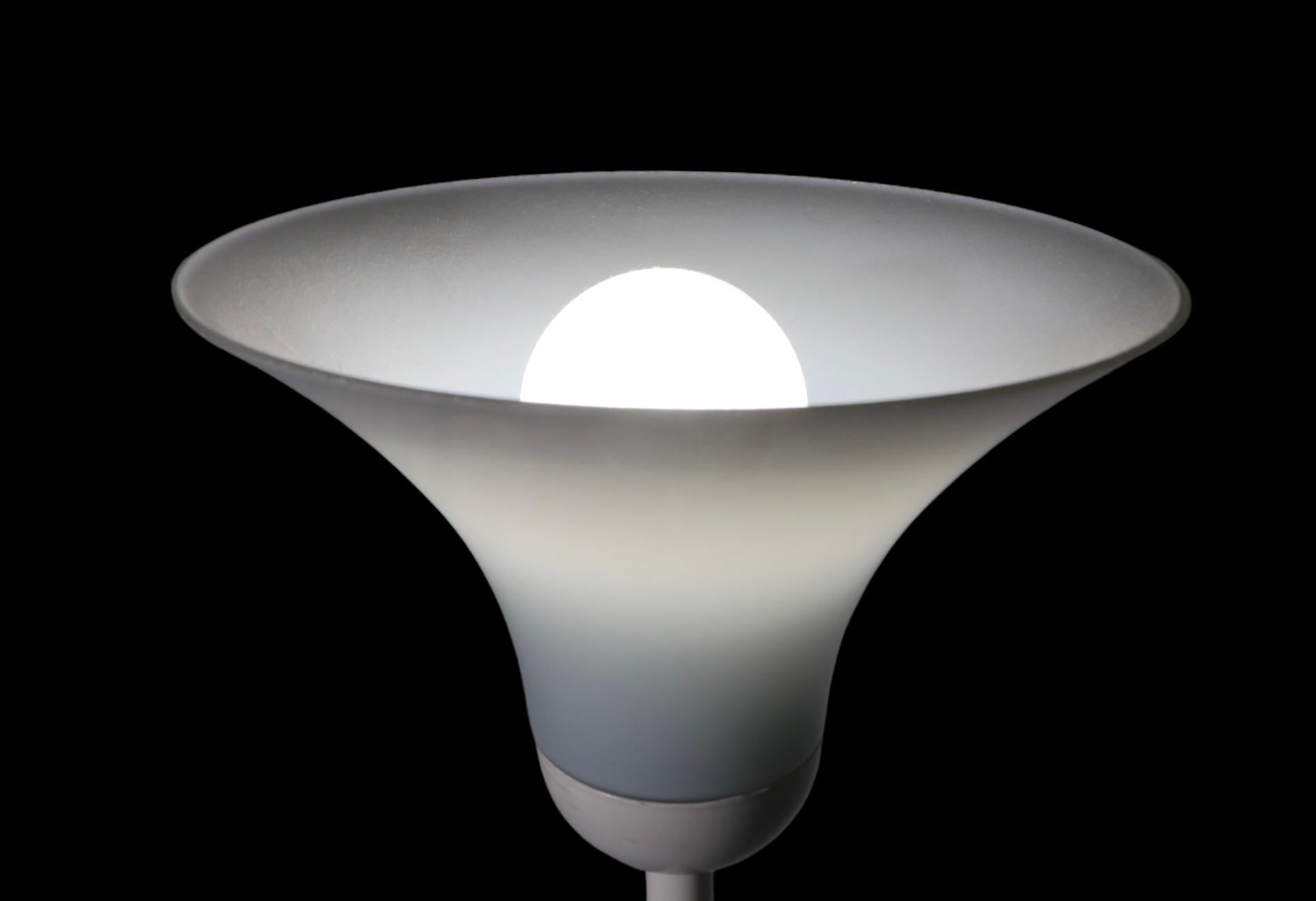 Postmoderne Lampe torchère Ikea vintage  Lampadaire d'après Max Bill, années 1970/80 en vente