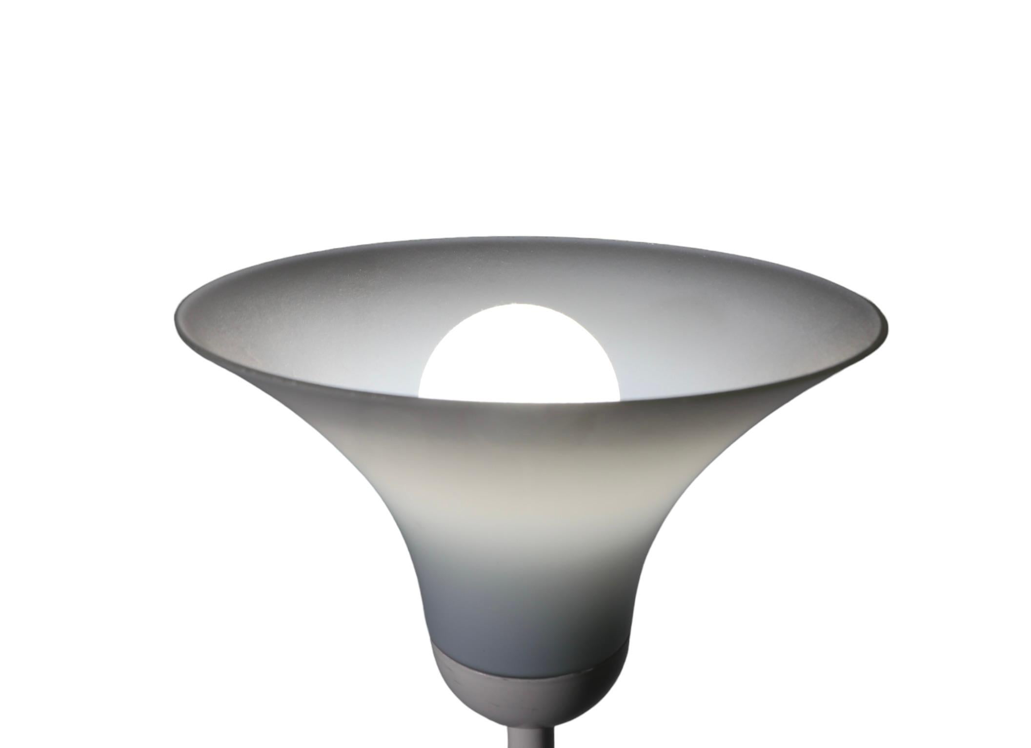 Métal Lampe torchère Ikea vintage  Lampadaire d'après Max Bill, années 1970/80 en vente