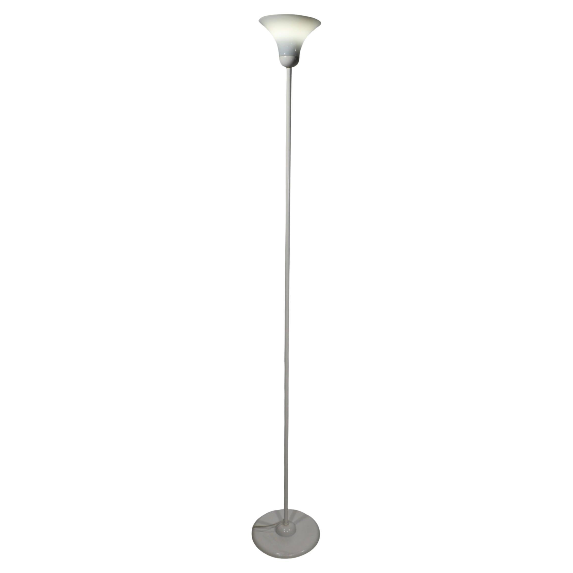 Vintage Ikea Torchiere Uplight  Floor Lamp after Max Bill c 1970/80's For Sale
