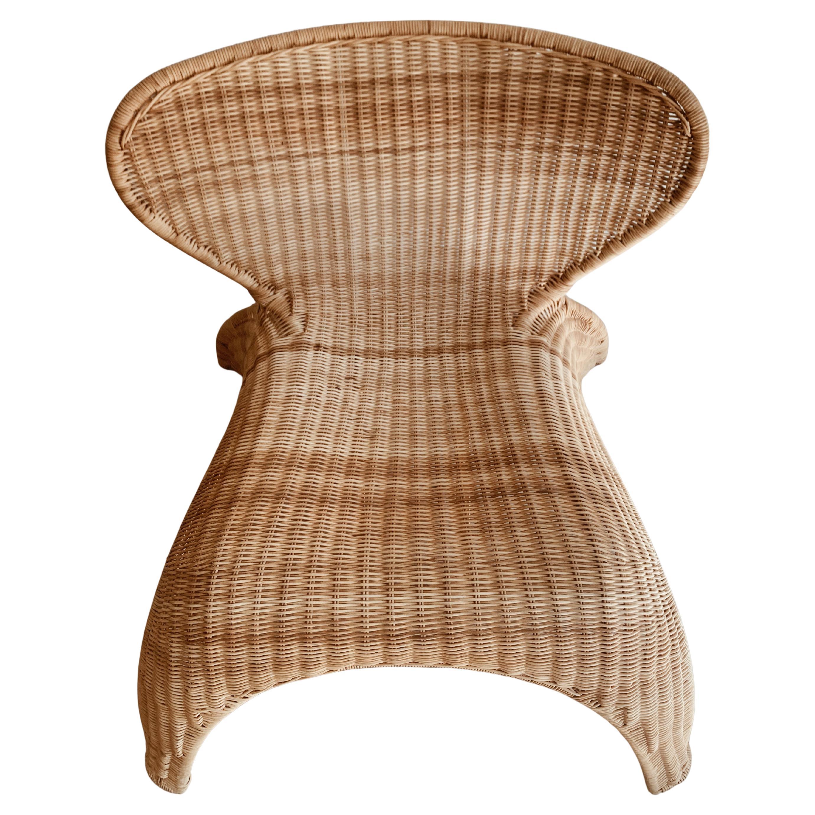 Vintage IKEA wicker chair “Gulte” For Sale