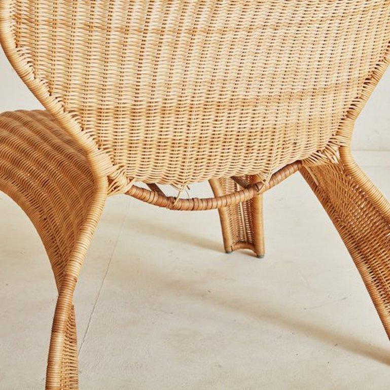 Vintage Ikea Wicker Lounge Chair, 1999 2