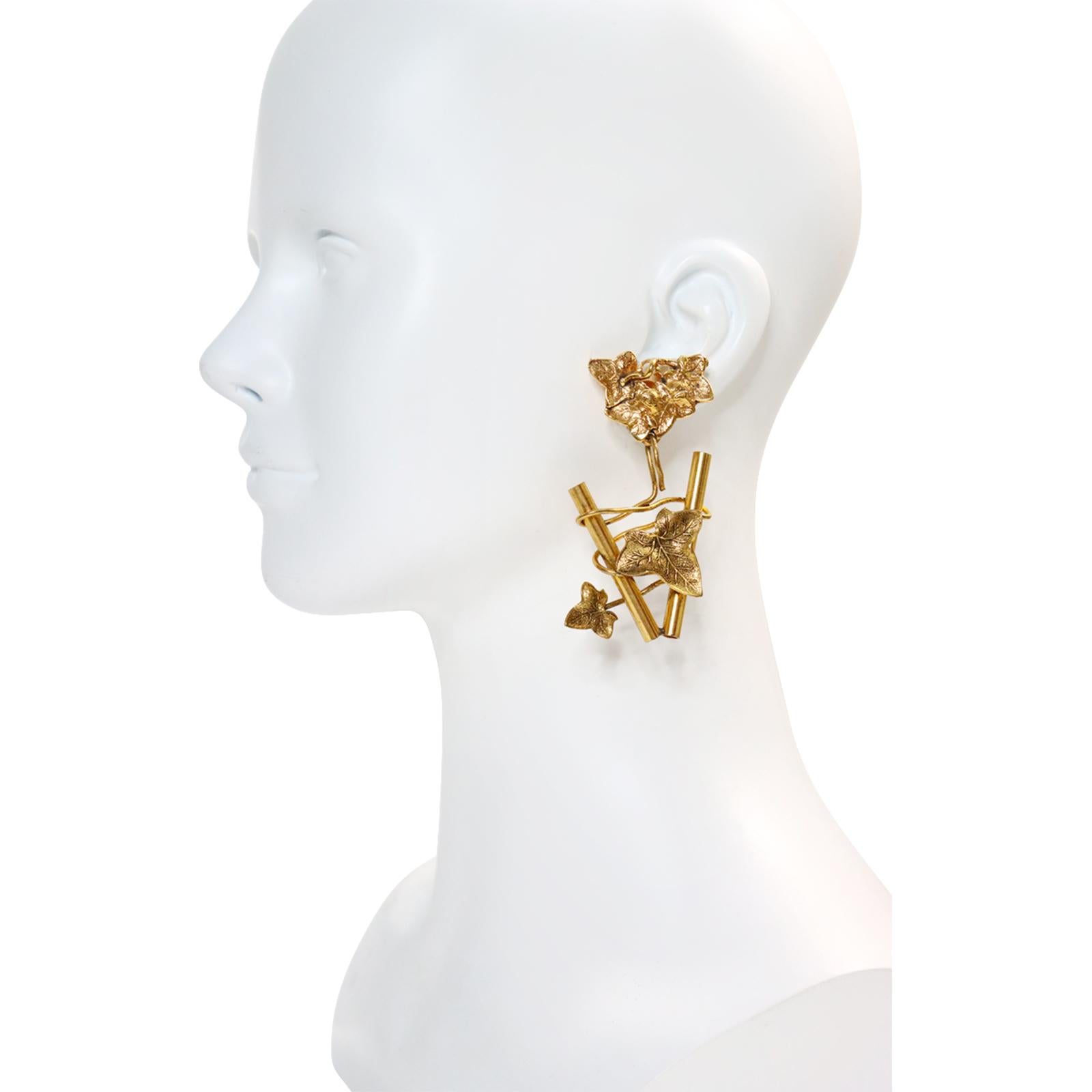 Pendientes Vintage Ikuo Ichimori Paris Circa 1970's en Bueno estado para la venta en New York, NY