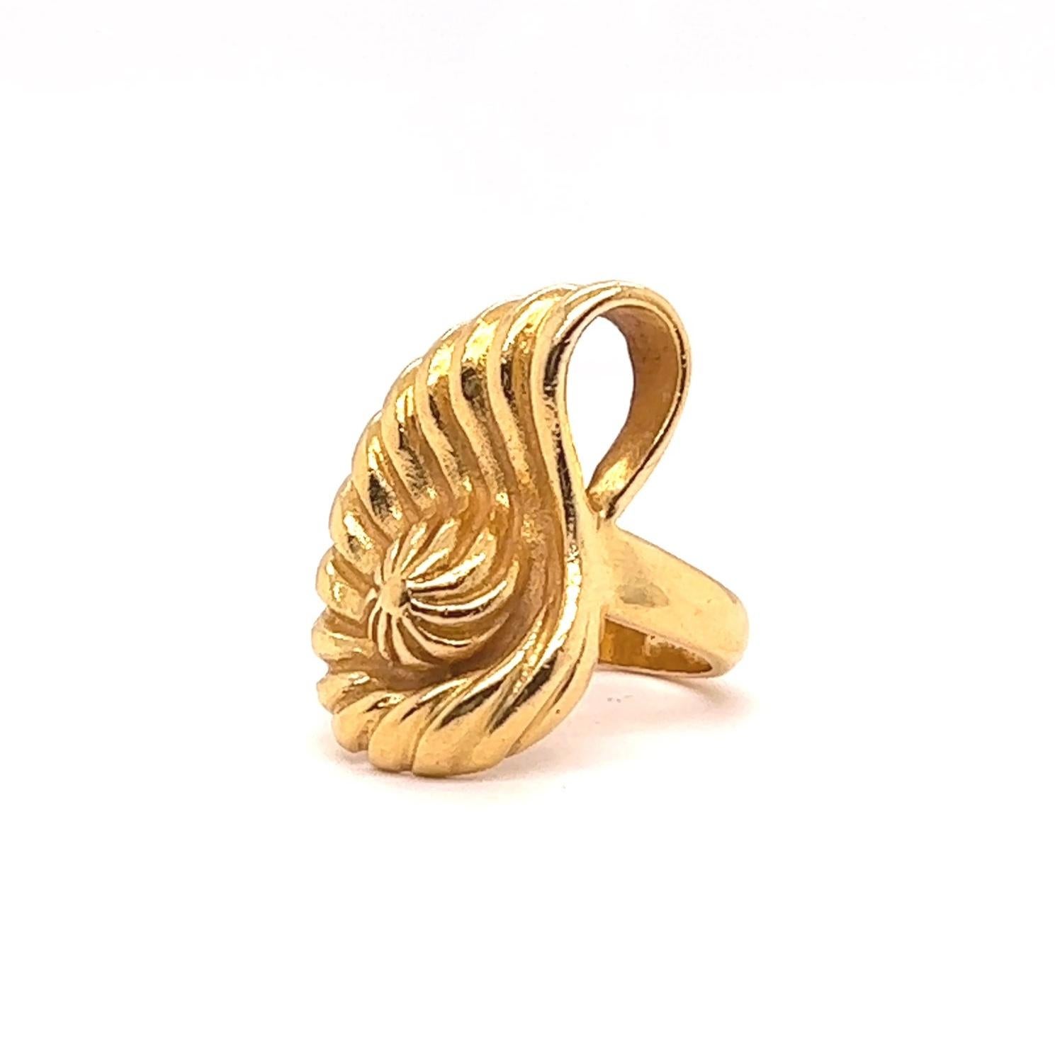 arowana ring gold