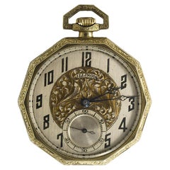 Vintage Illinois Gold-Filled Pocket Watch