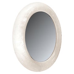 Vintage illuminated bubble glass mirror by Limburg - 1970s