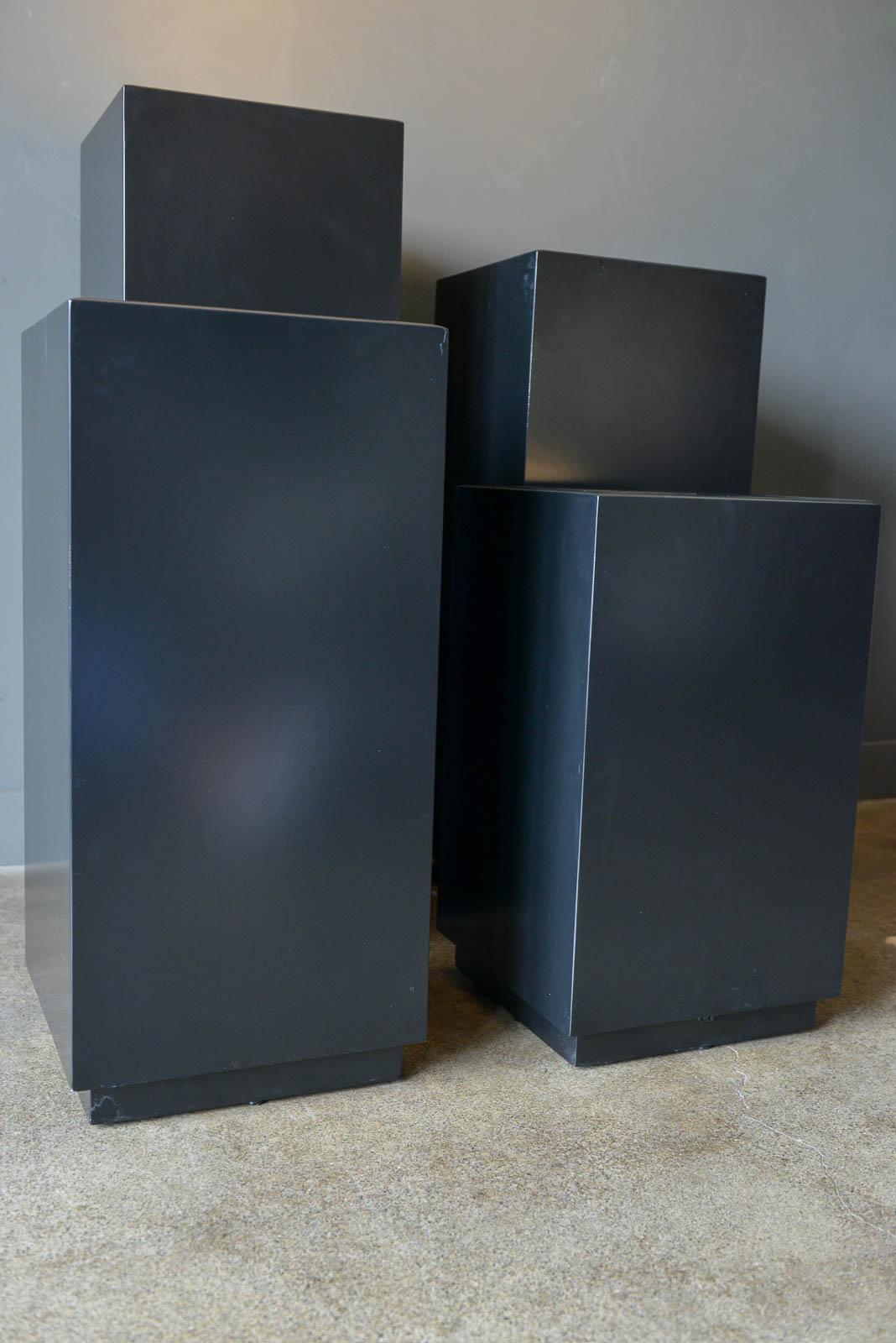 Vintage Illuminated Display Pedestals by Albright and Zimmerman, ca. 1984 For Sale 2