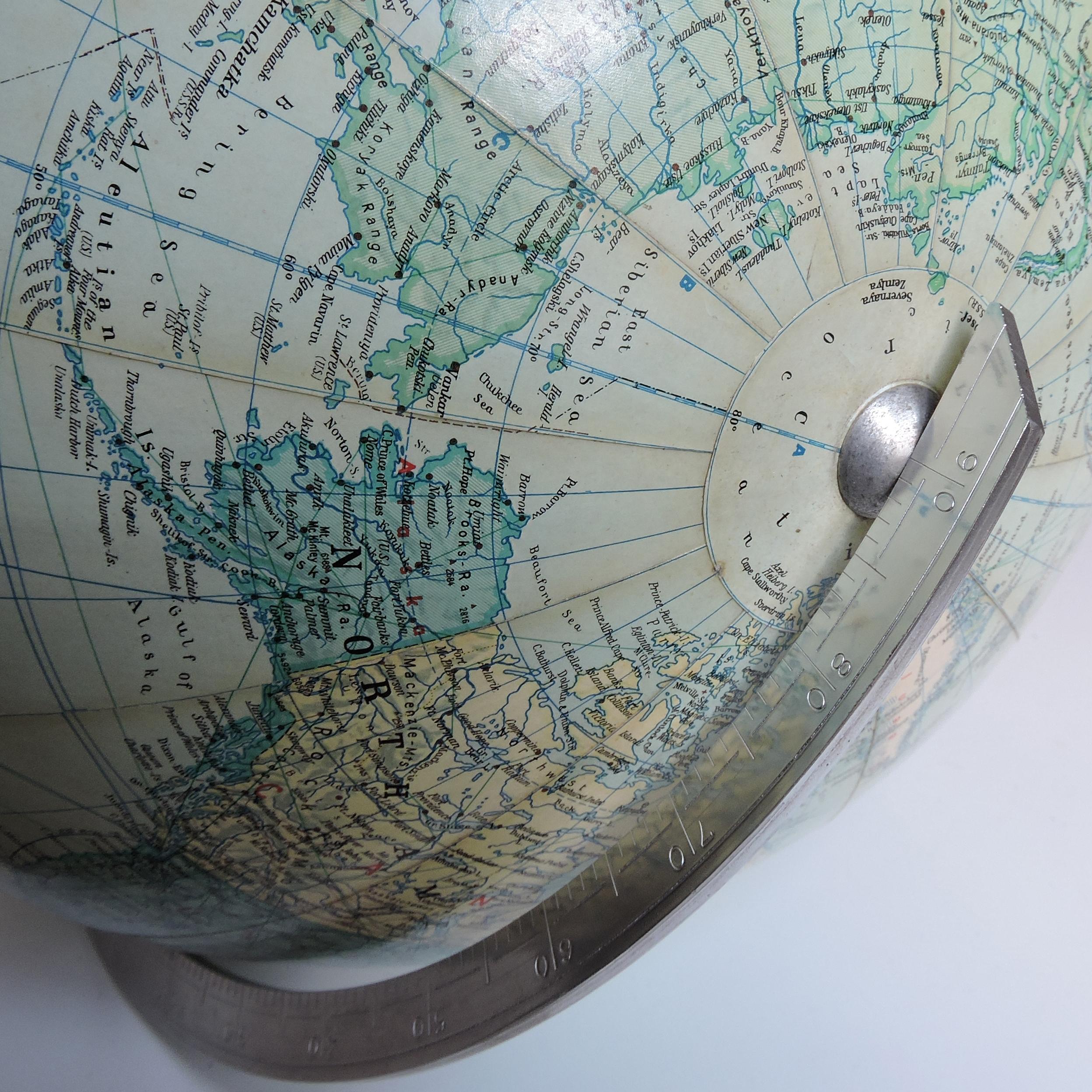 Vintage Illuminated Globe from JRO Globus, 1963 2