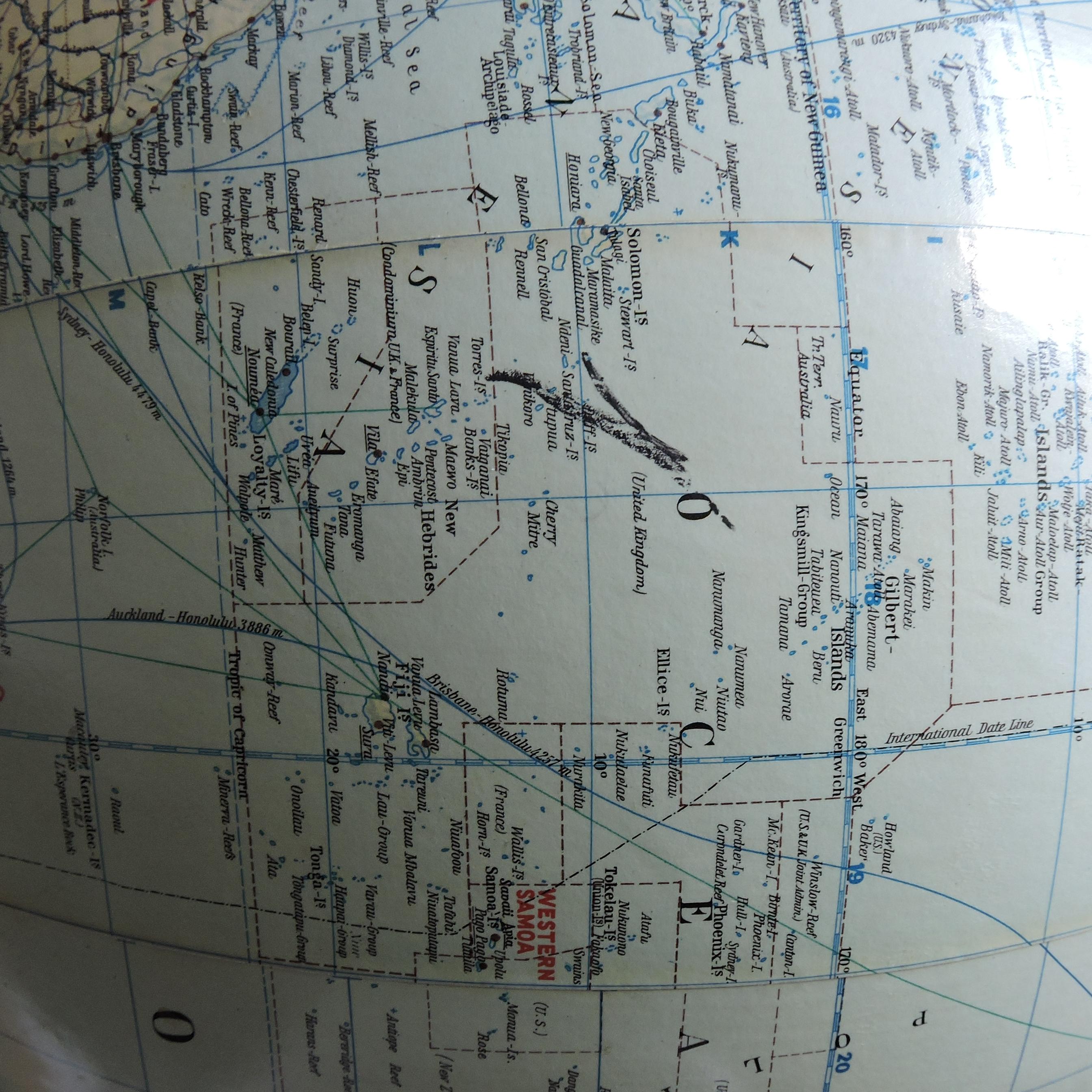 Vintage Illuminated Globe from JRO Globus, 1963 1