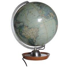 Vintage Illuminated Globe from JRO Globus, 1963