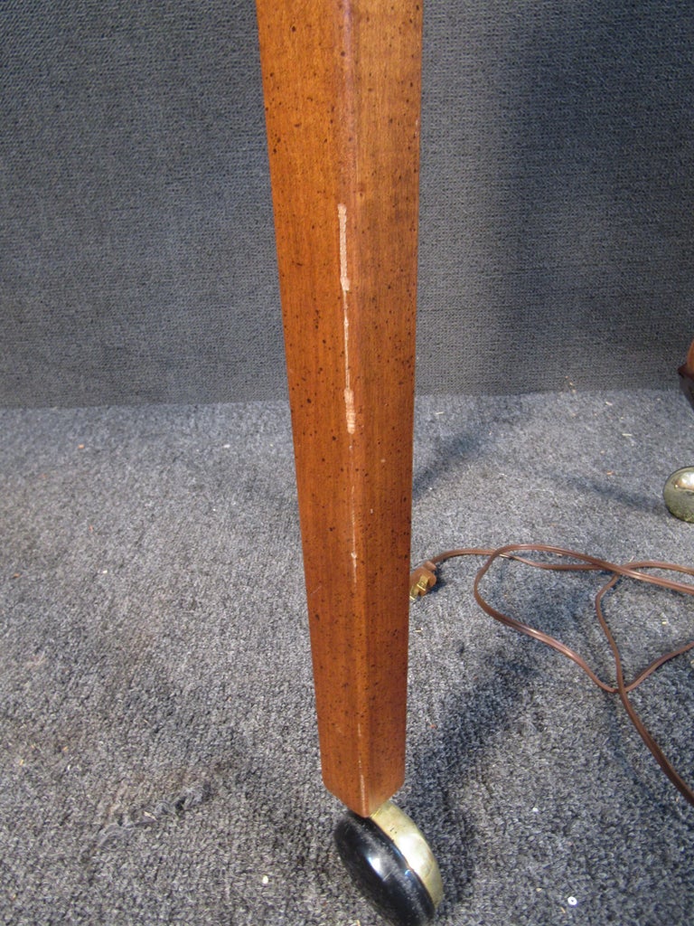 Vintage Illuminated Globe with Wooden Stand For Sale at 1stDibs ...