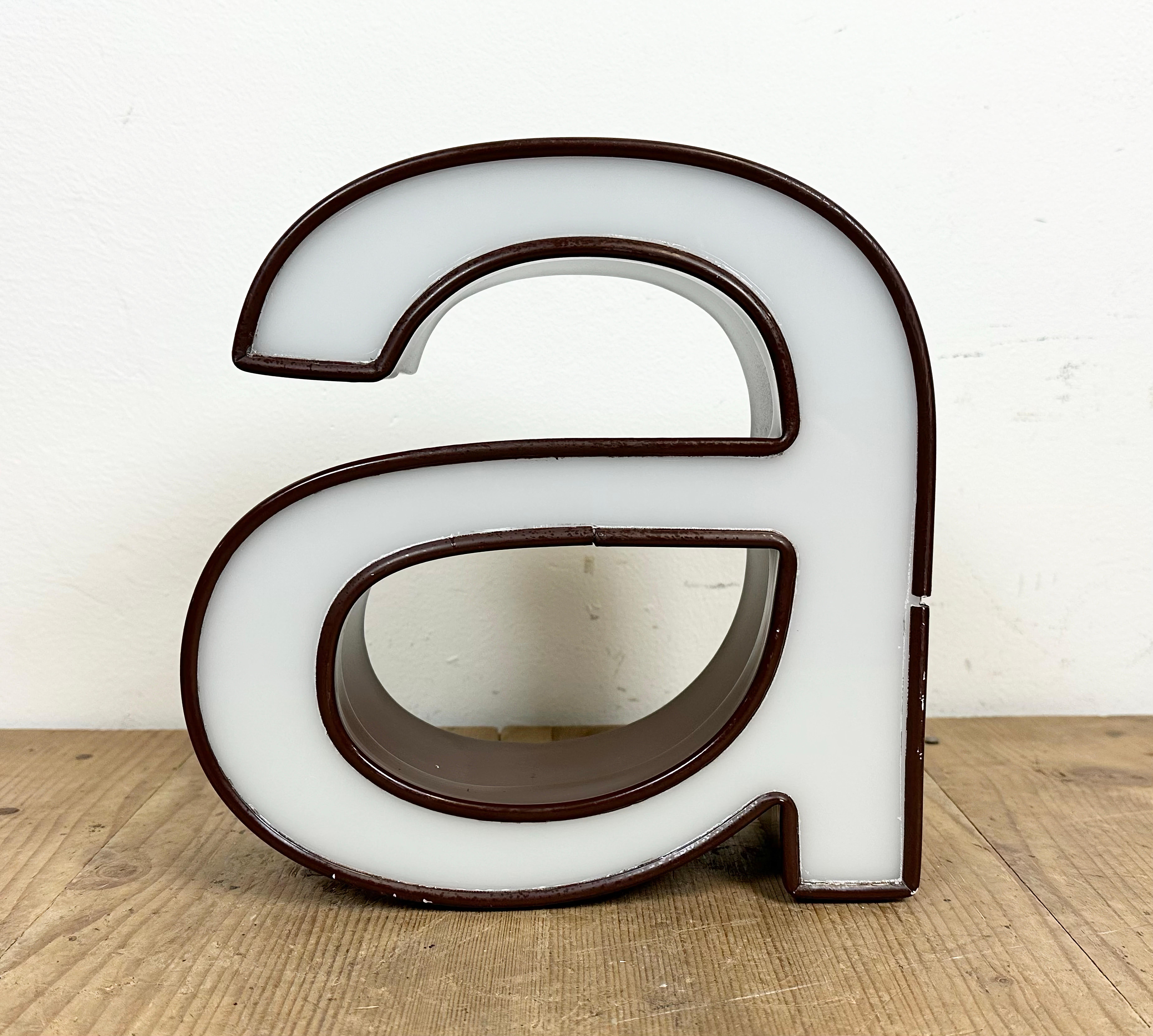 Vintage Illuminated Letter a, 1970s For Sale 1