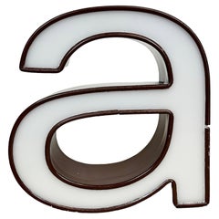 Used Illuminated Letter a, 1970s