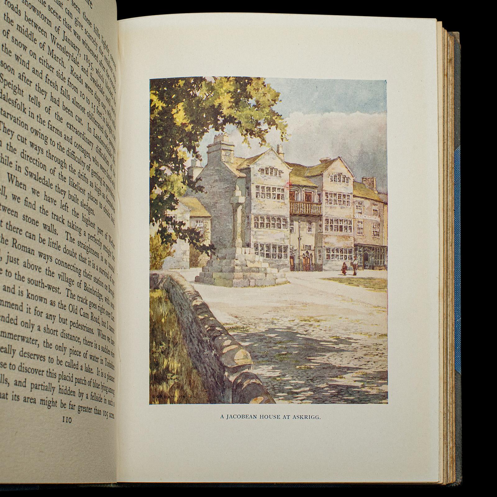 Vintage Illustrated Book, Yorkshire By George Home, Anglais, County Travel Guide en vente 3