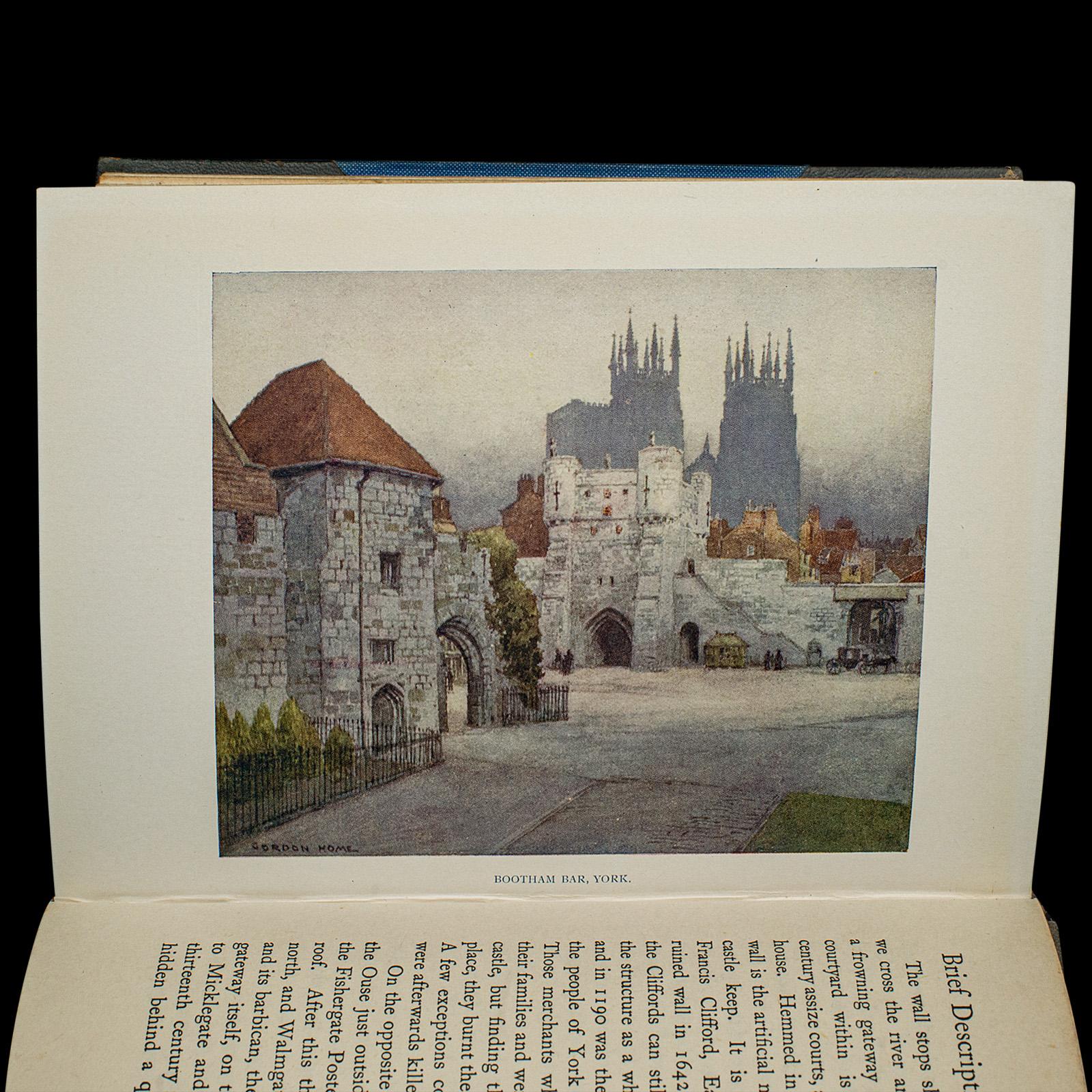 Vintage Illustrated Book, Yorkshire By George Home, Anglais, County Travel Guide en vente 5