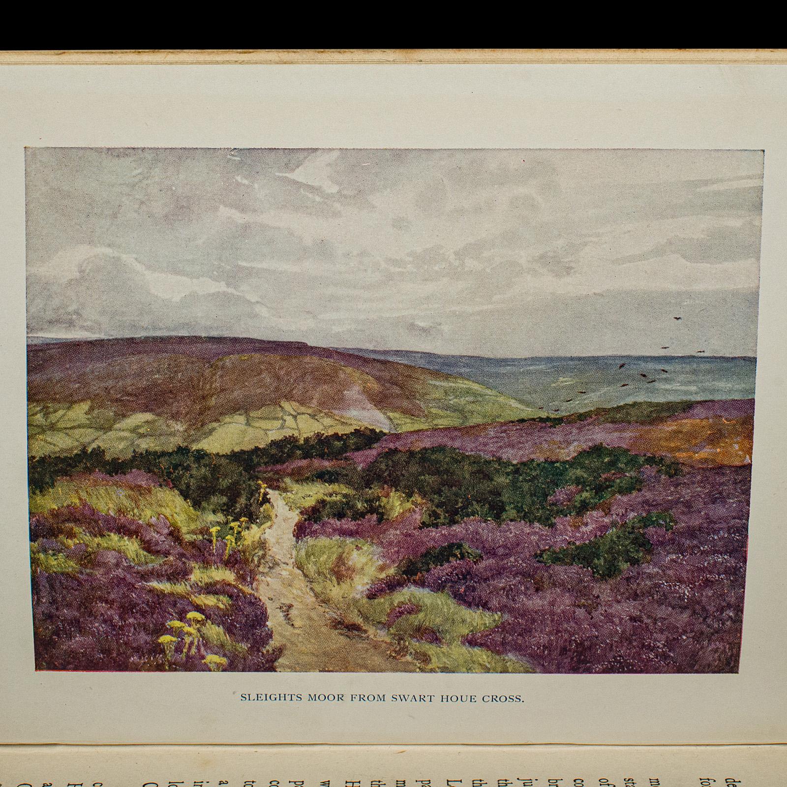 Vintage Illustrated Book, Yorkshire By George Home, English, County Travel Guide In Good Condition For Sale In Hele, Devon, GB