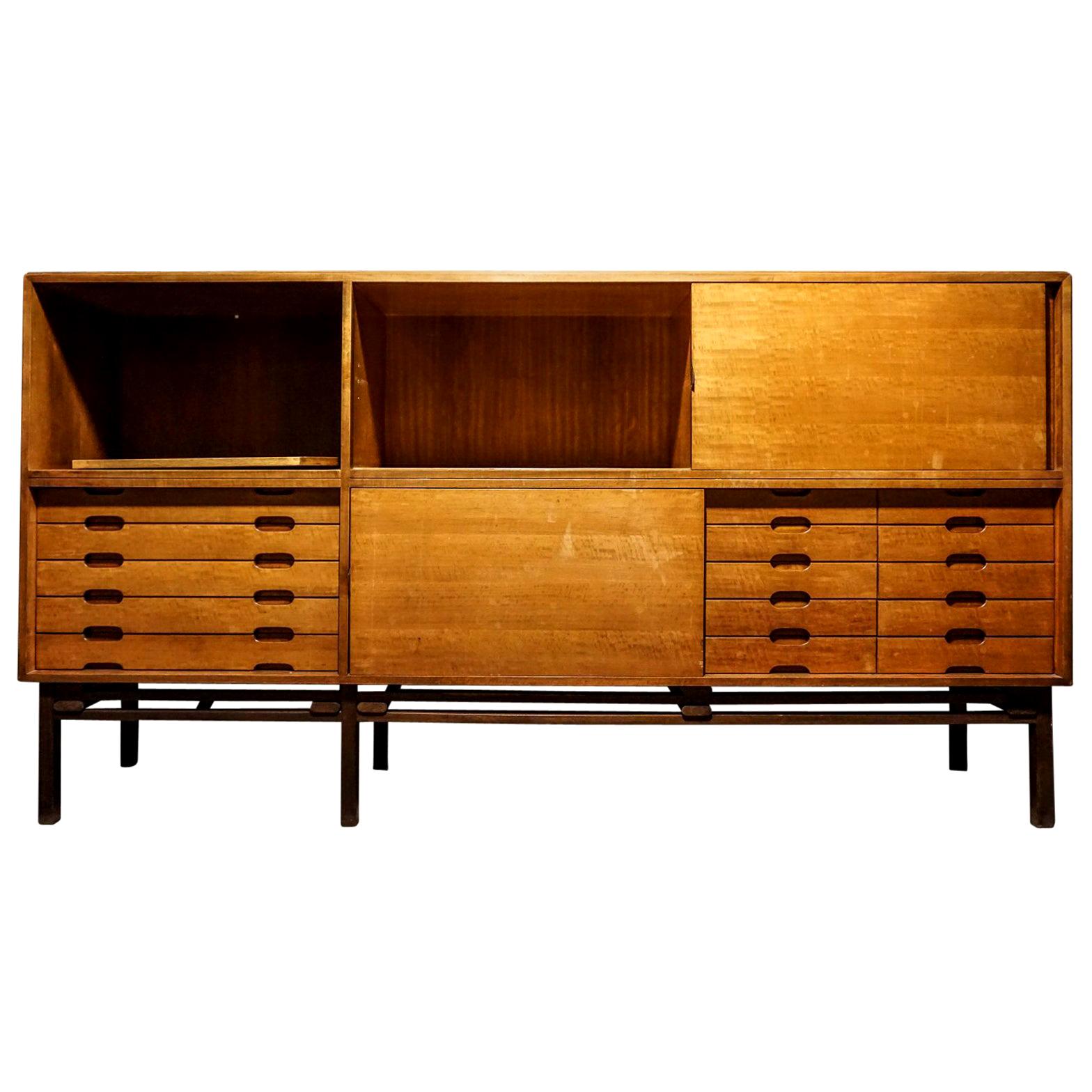 Vintage Ilmari Tapiovaara Sideboard Manufactured by Cantu, Italy, circa 1960