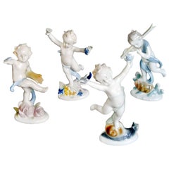 Vintage Ilmenau German Porcelain Figurines