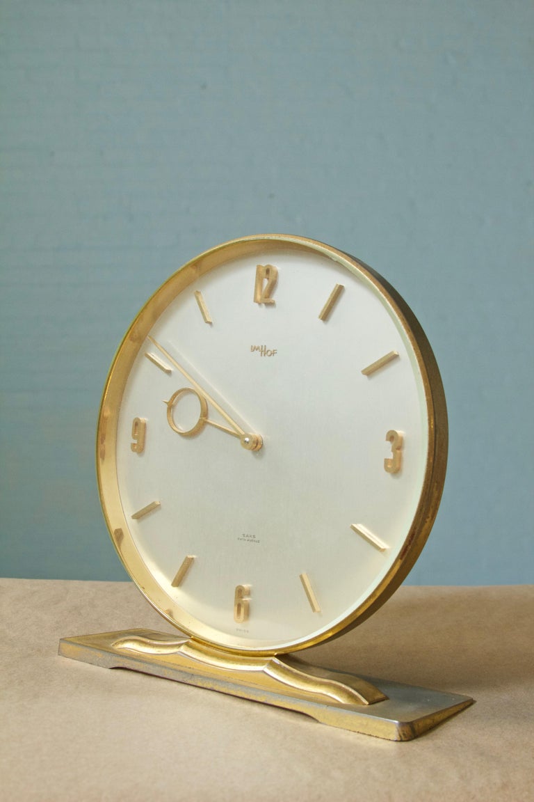 Vintage Imhof For Saks Fifth Avenue Circular Brass Desk