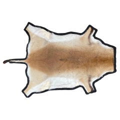 Alfombra vintage de piel de impala