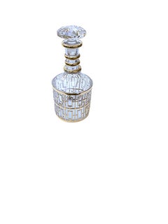 Vintage Imperial Glass Co. Shoji Decanter 22-Karat Gold, 1960s