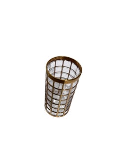 Vintage Imperial Glass Co. Juego de 6 vasos altos Toril de Oro de 22 quilates