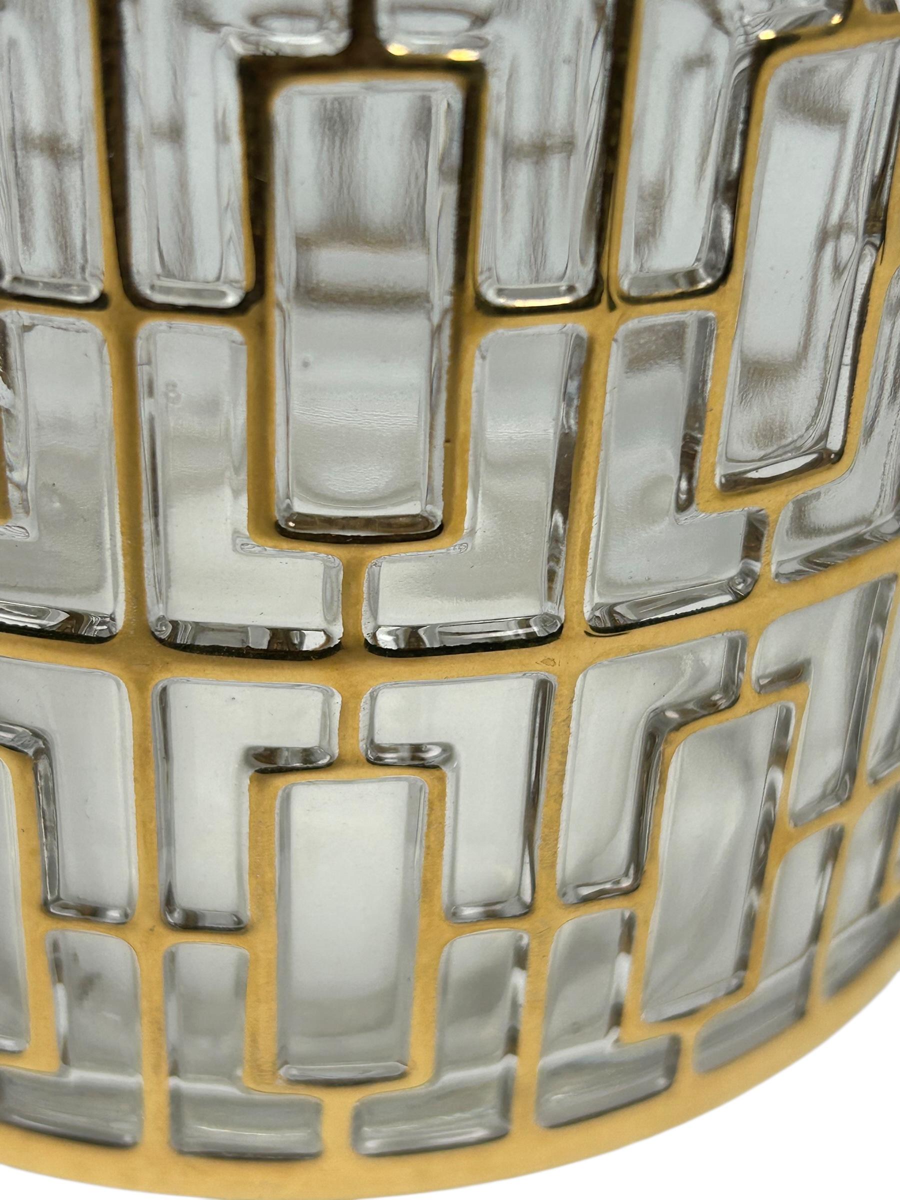 Vintage Imperial Glas Eisschale in der 