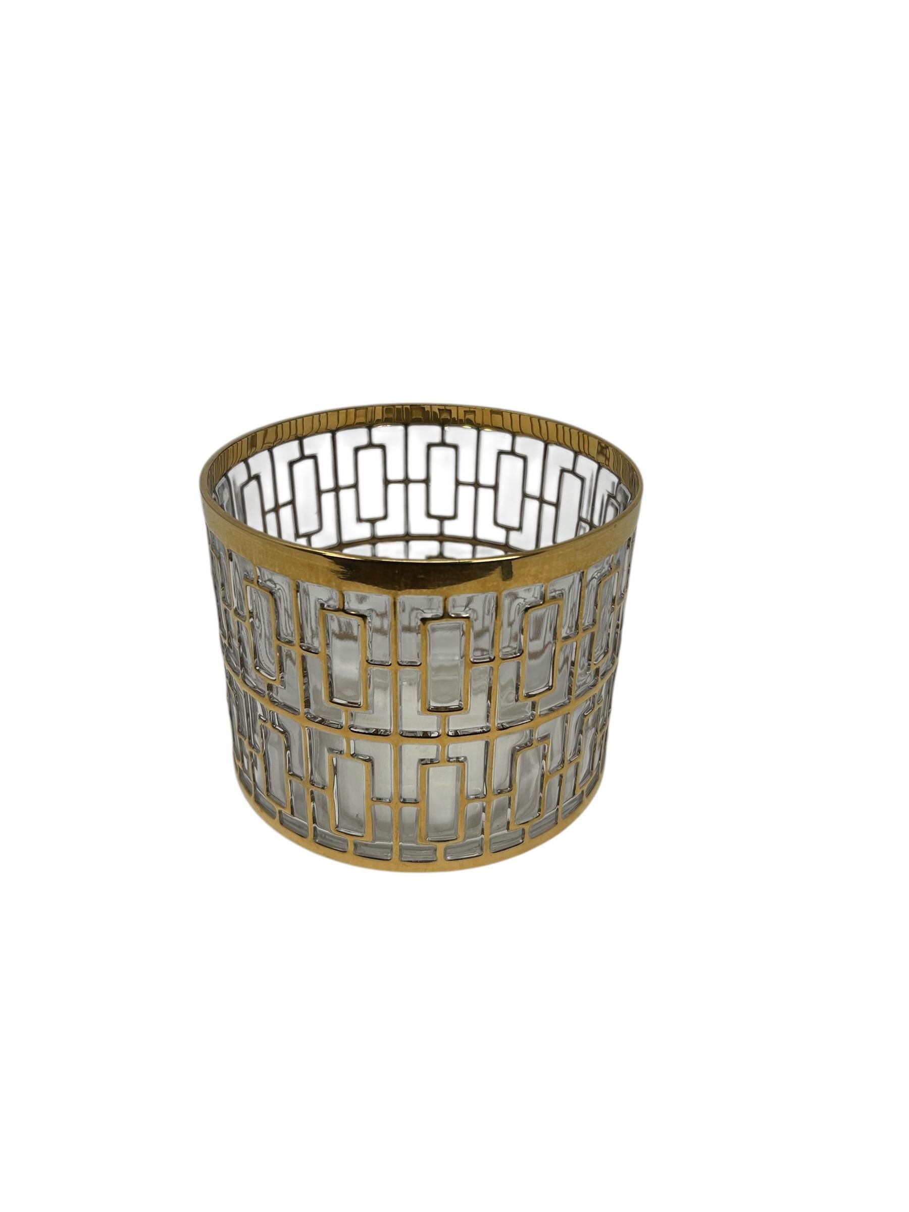 Vintage Imperial Glas Eisschale in der 