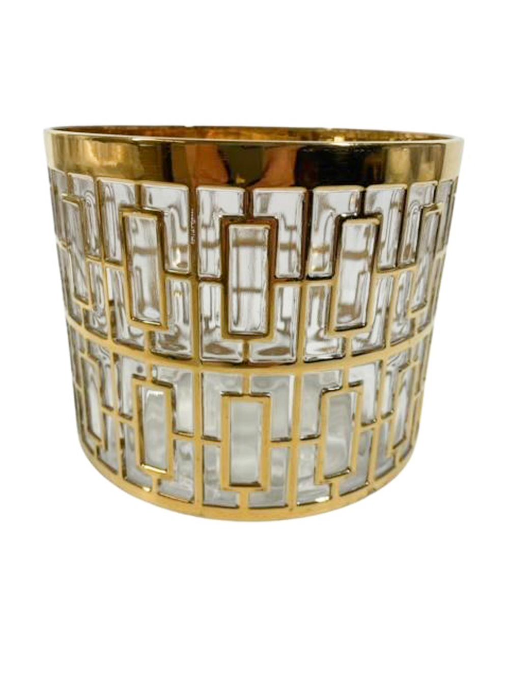 Mid twentieth century ice bowl or hospitality bowl by Imperial Glass Company in the 