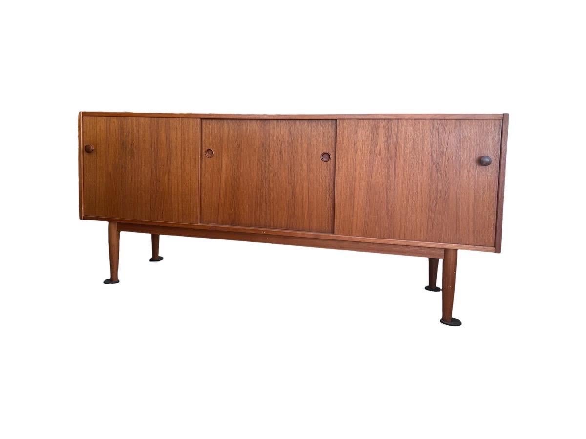 vintage mid century record cabinet