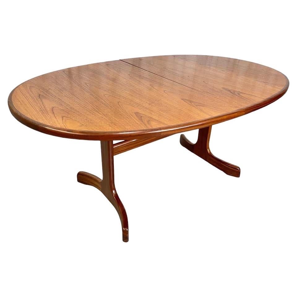 Mid-Century Modern Vintage Imported English Teak Wood G Plan Dining Table with Butterfly Extension