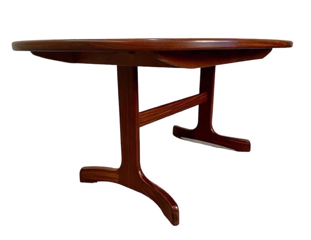 Late 20th Century Vintage Imported English Teak Wood G Plan Dining Table with Butterfly Extension