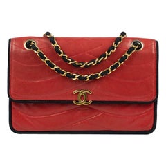 Vintage in red leather