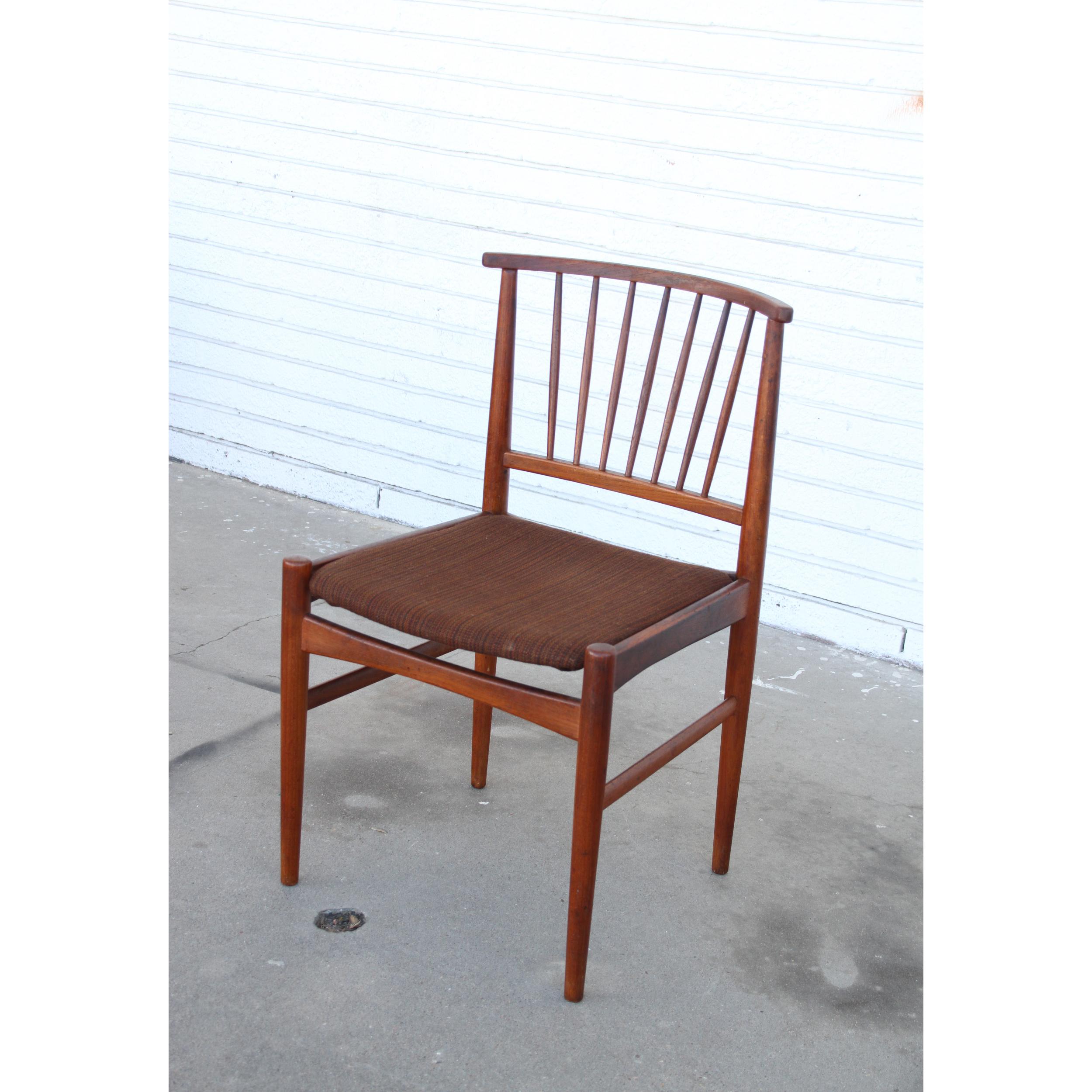 Woodwork Vintage in style Jorgen Baekmark Dinning Chairs  For Sale