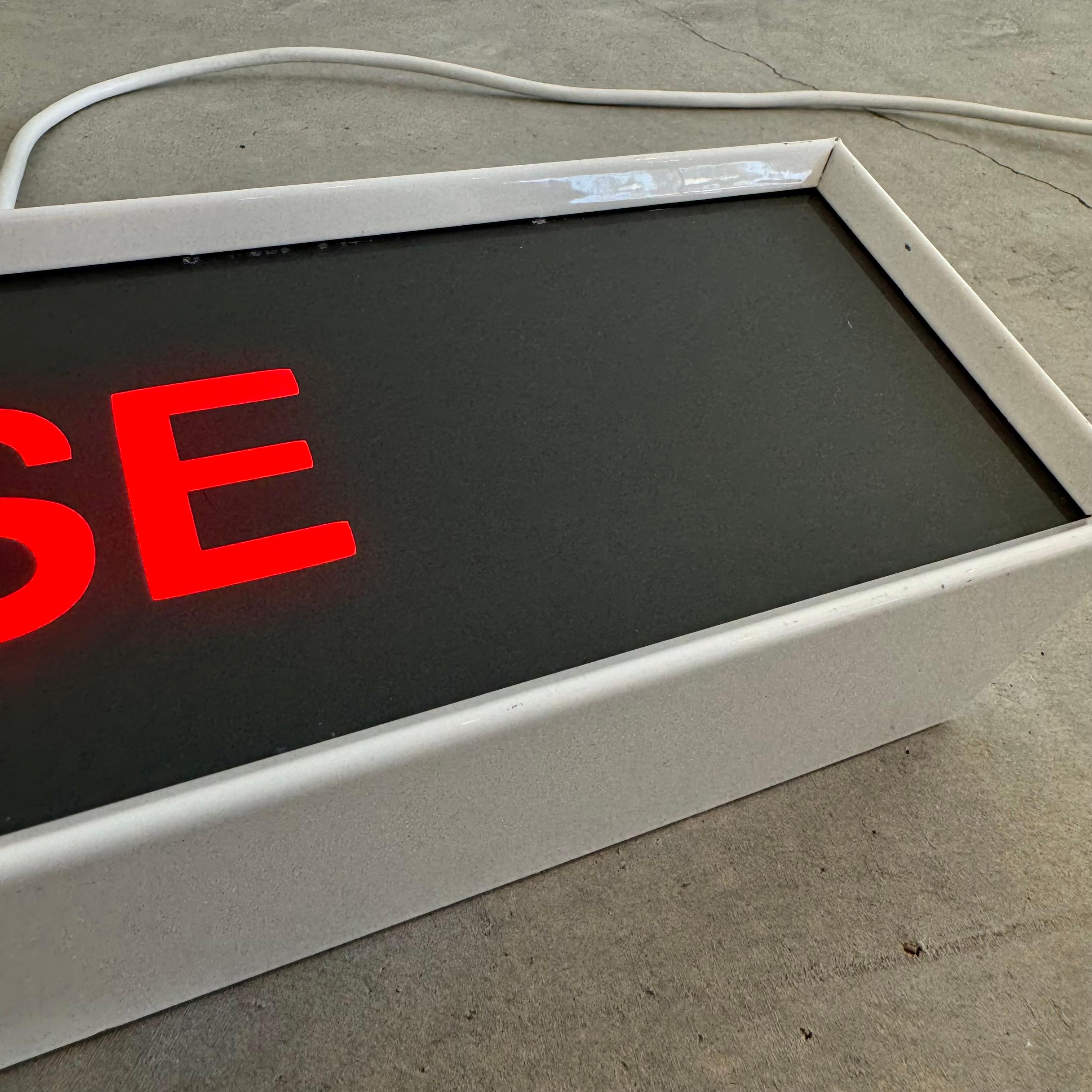 Vintage 'IN USE' Illuminated Sign, 1980s England For Sale 8