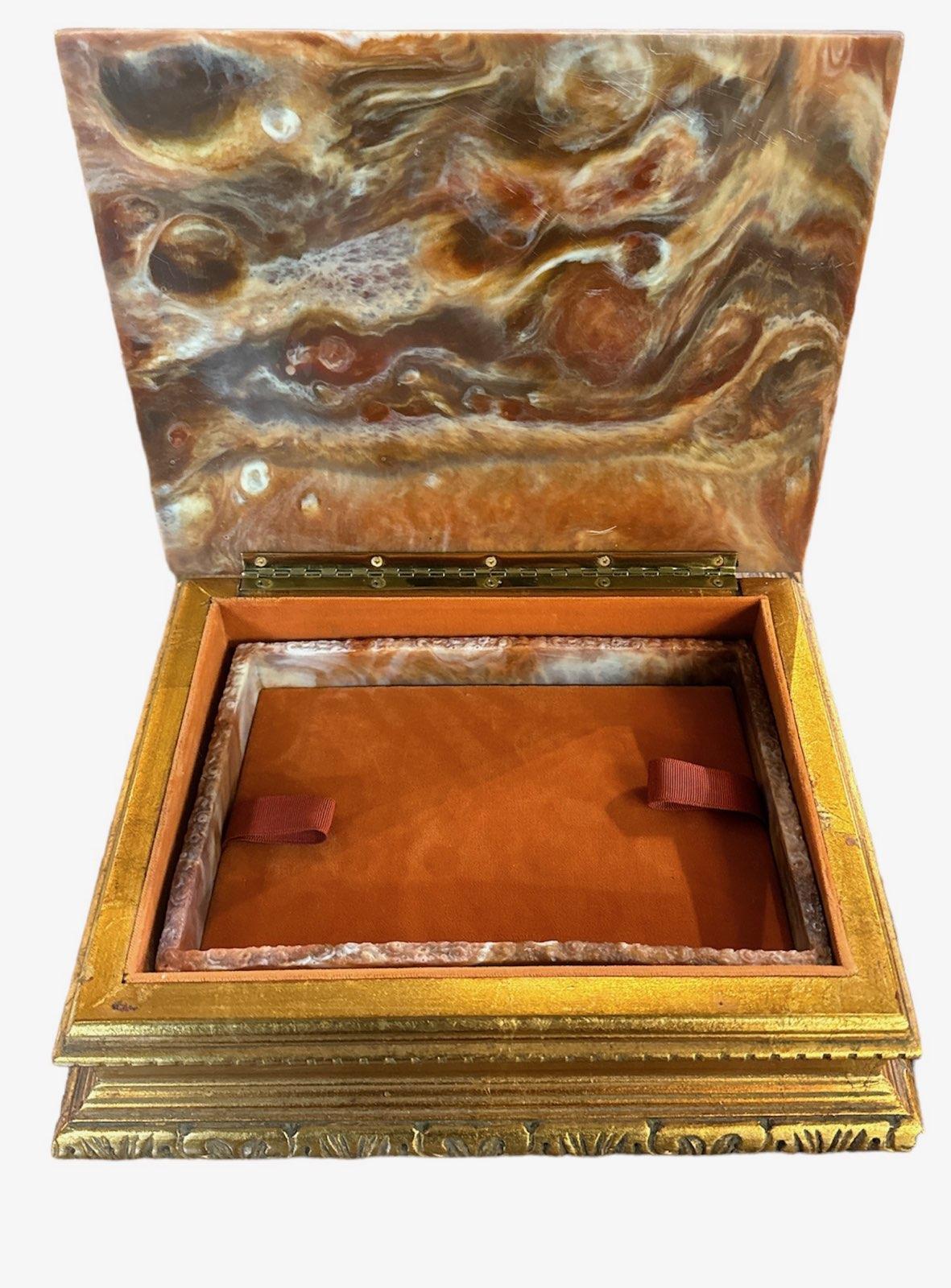incolay stone jewelry box