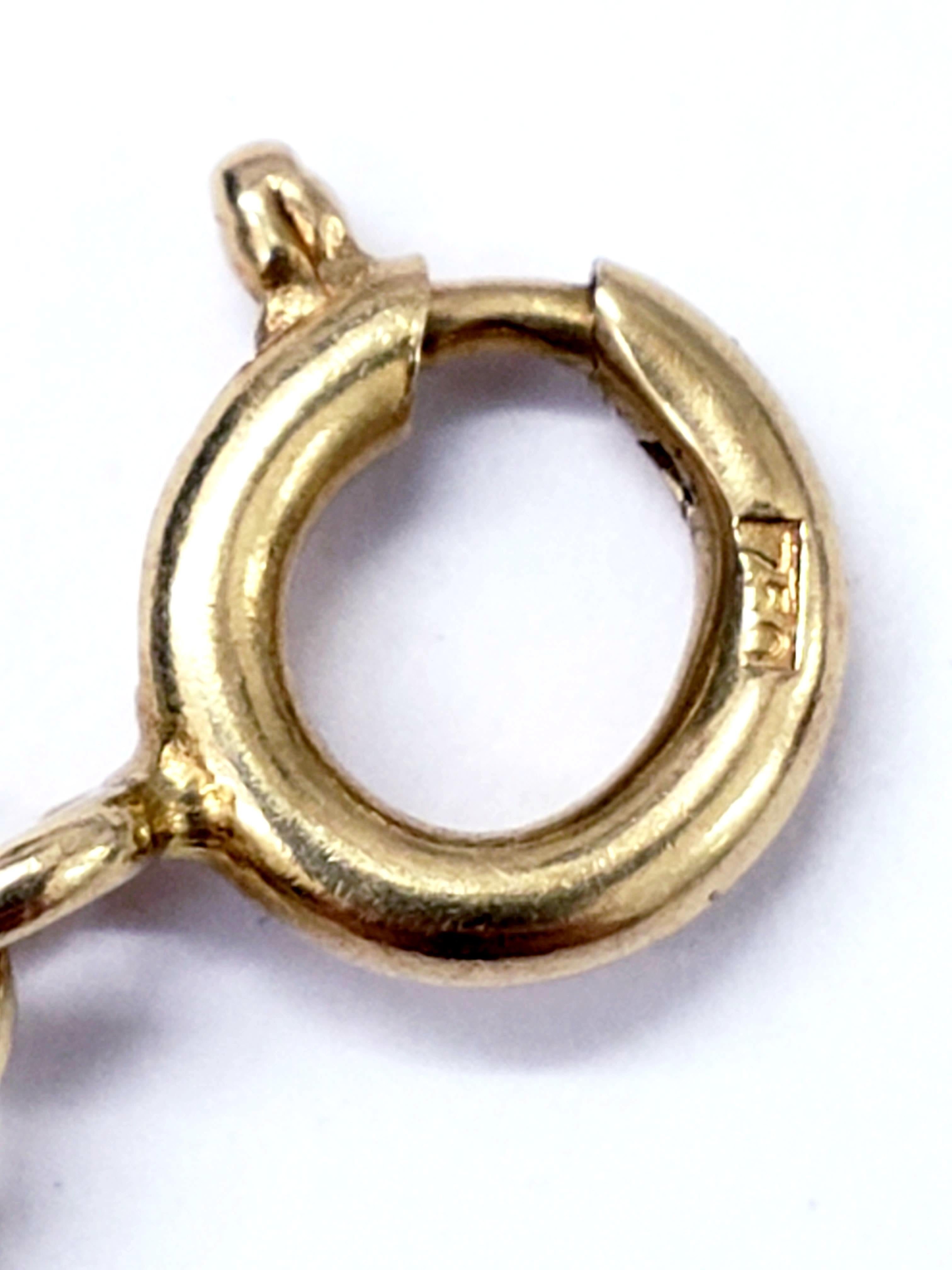 Vintage Indaerre Swirled 18 Karat Gold Link Bracelet In Excellent Condition For Sale In Miami, FL