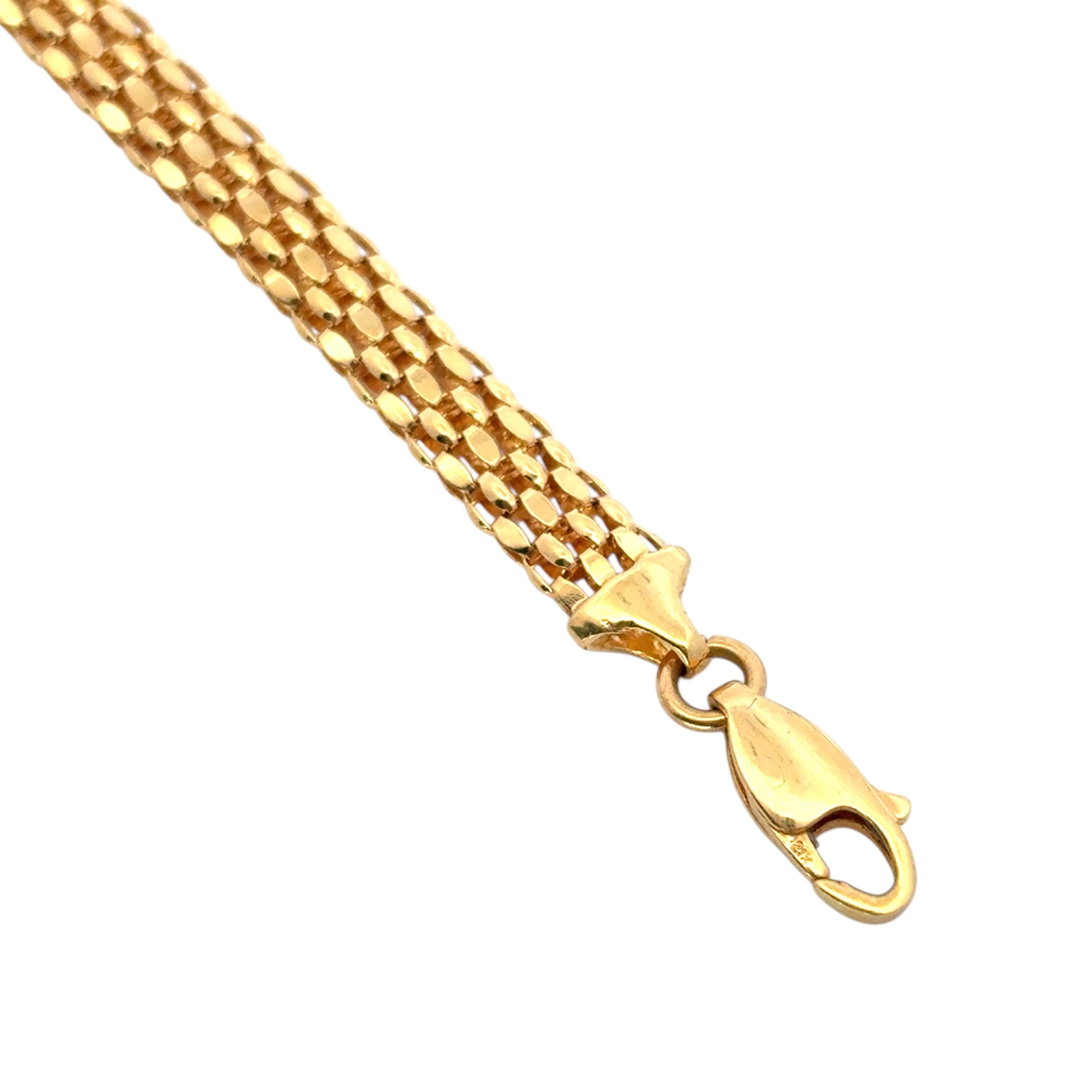 Vintage 22k Gelbgold 0,87ctw Diamond Heart Ribbon Halskette im Angebot 1
