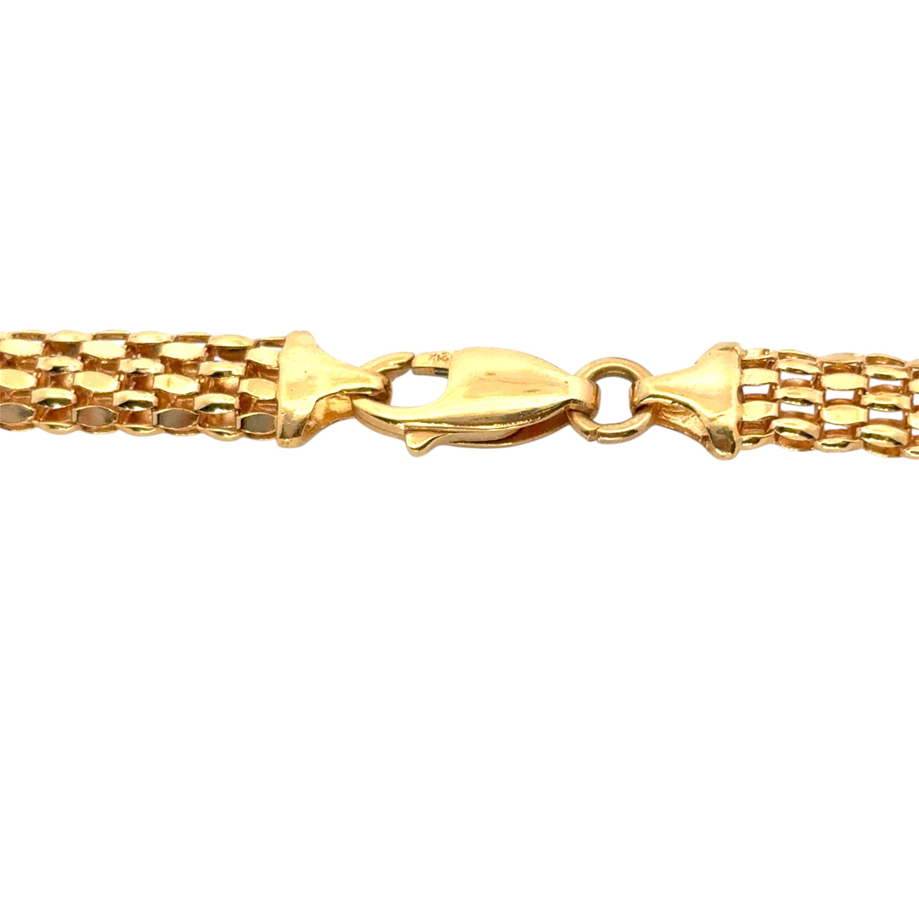 Vintage 22k Gelbgold 0,87ctw Diamond Heart Ribbon Halskette im Angebot 3