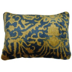 Vintage Indian Agra Rug Pillow