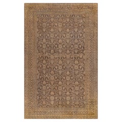 Vintage Indian Amritsar Botanic Handmade Wool Rug
