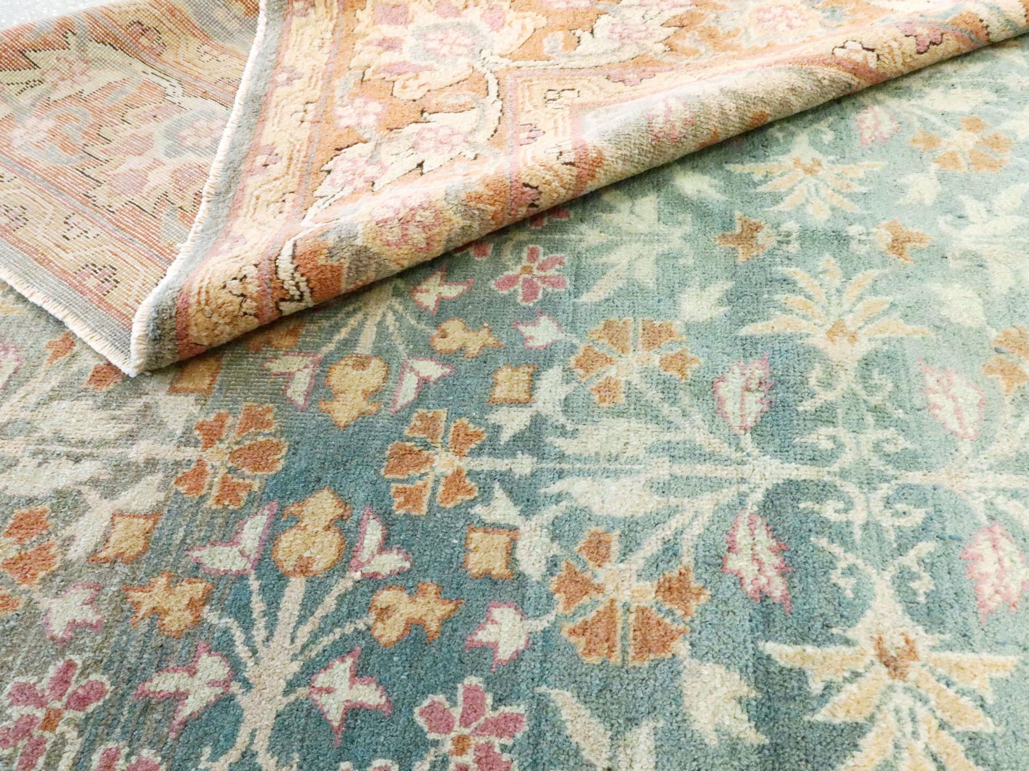 Indischer Amritsar-Teppich, indischer Stil im Angebot 4